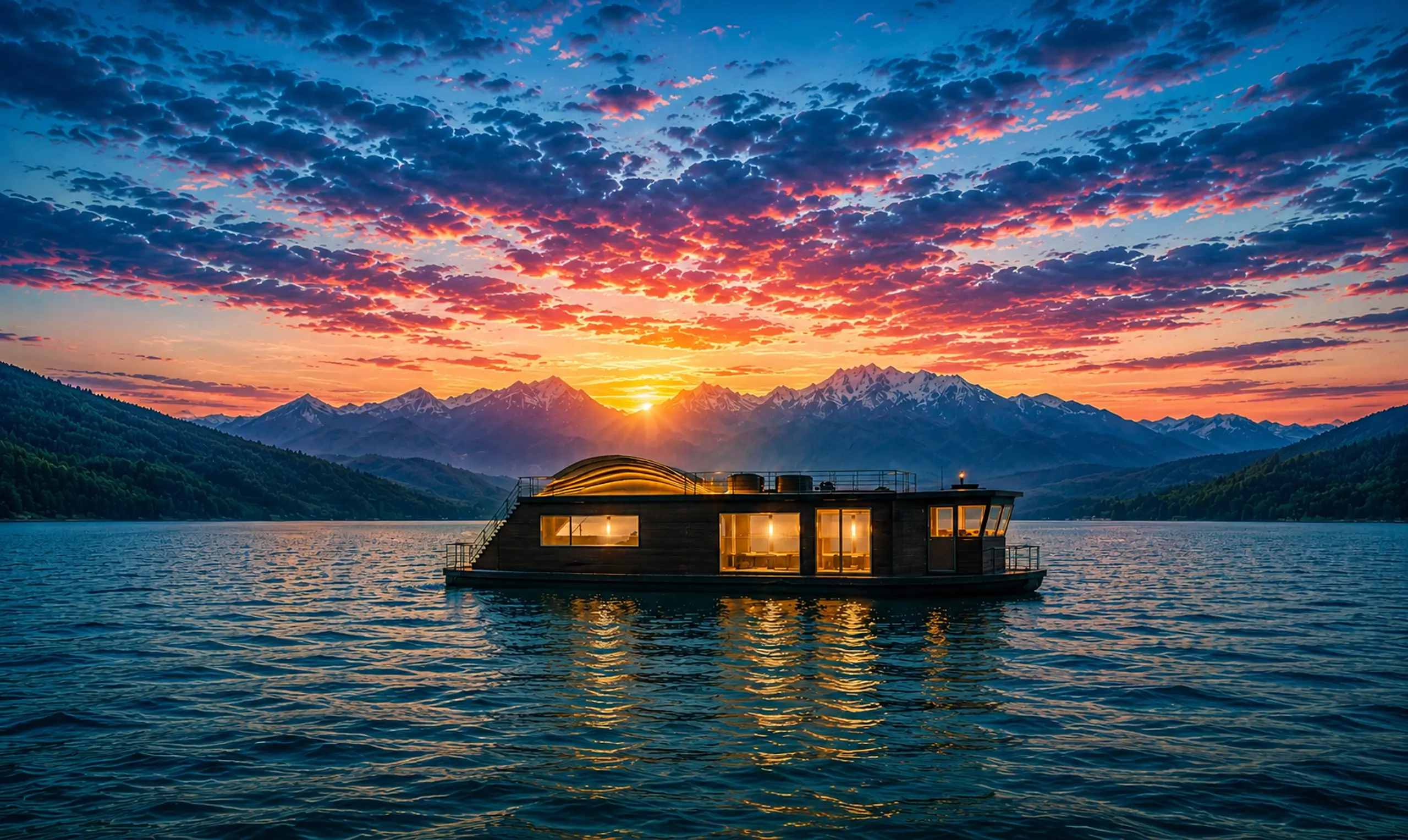 Adrift Floating Sauna — Concept
